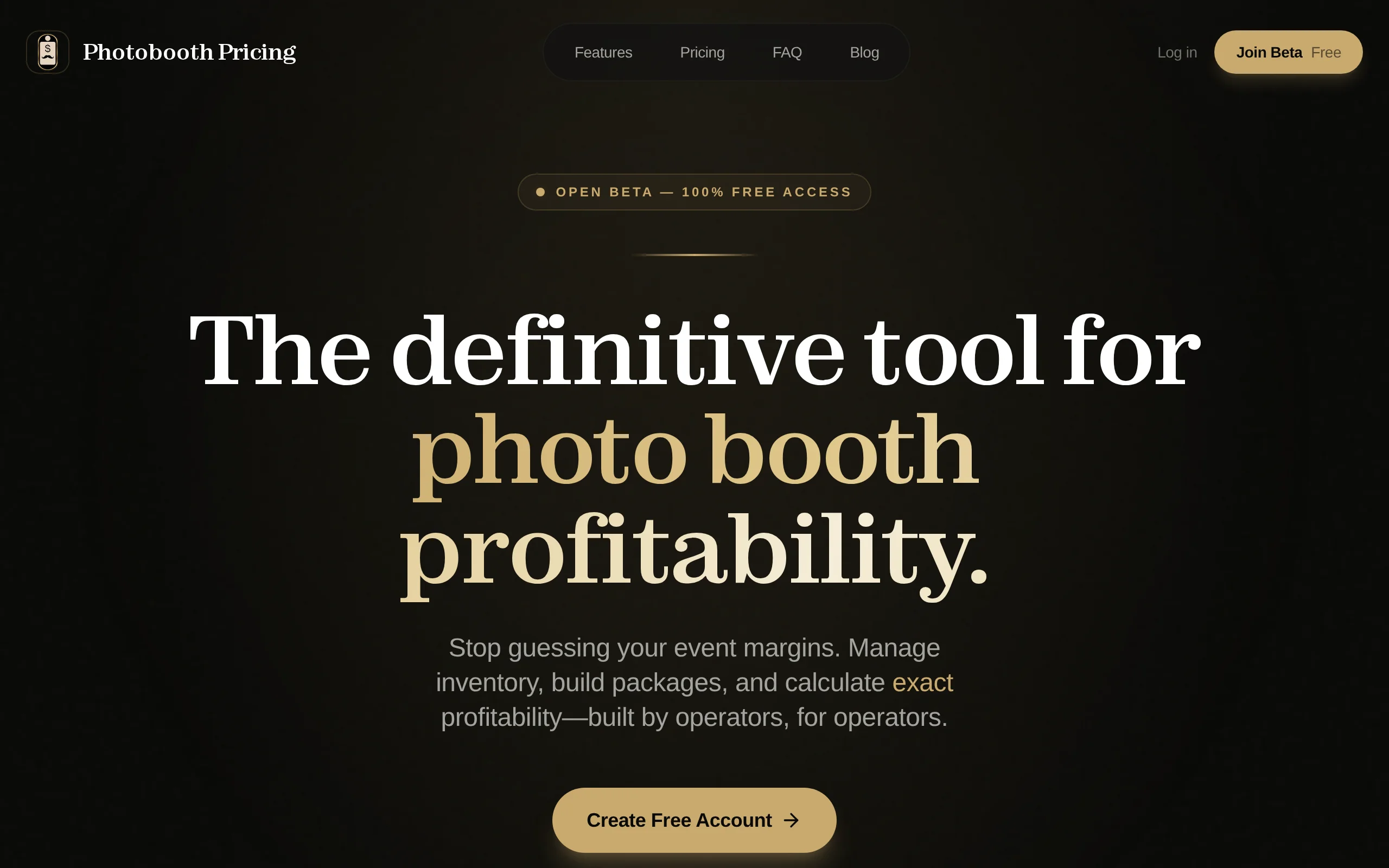 Photobooth Pricing